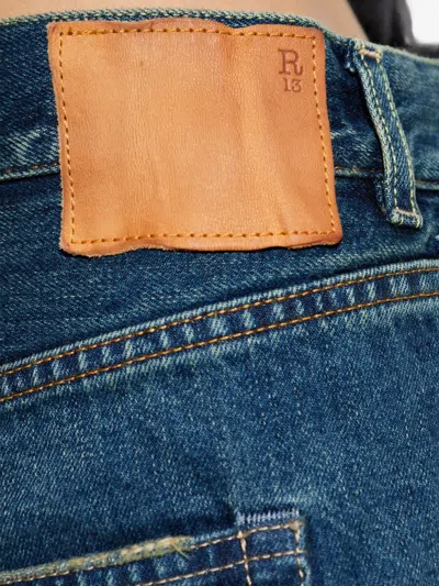 R13 Denim Trousers With Belt Loops