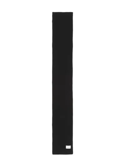 Marc O'polo Knitted Scarf In Black