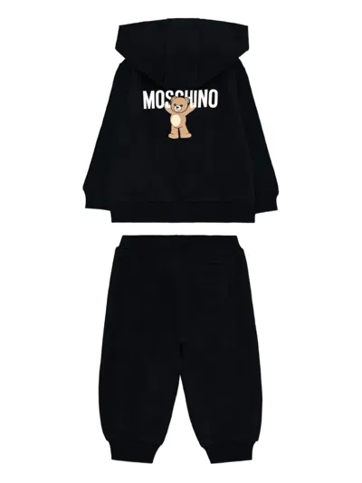 Moschino Teddy-print Tracksuit Set In Multi