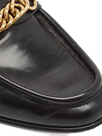 Pre-owned Burberry Leather Loafers In Black