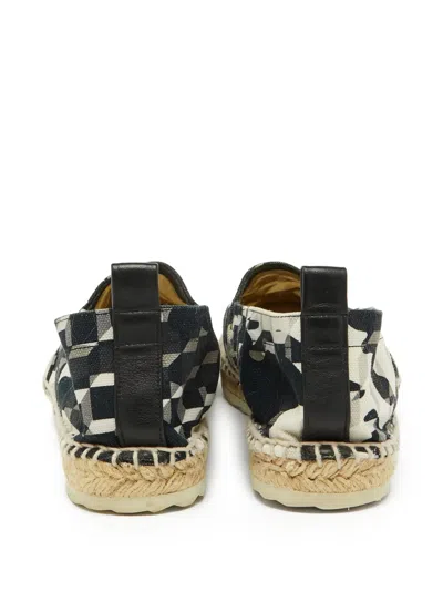 Pre-owned Pierre Hardy Geometric Canvas Espadrilles