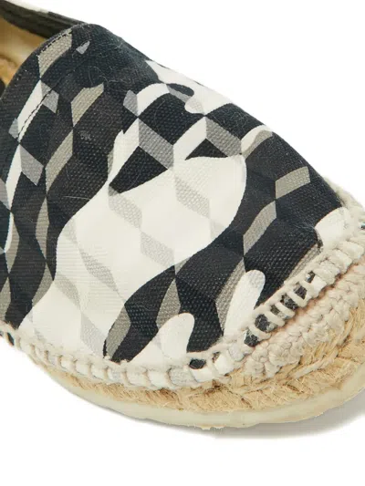 Pre-owned Pierre Hardy Geometric Canvas Espadrilles