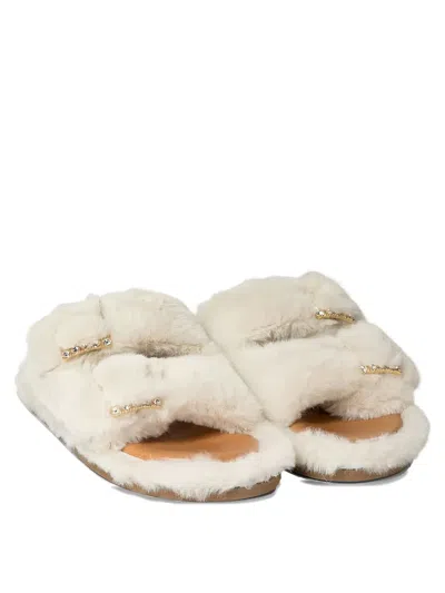 Alibi Sandals In White