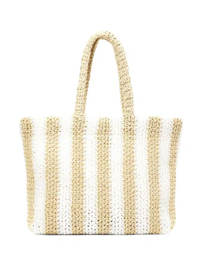 Marc O'polo Runa Striped Woven Tote Bag