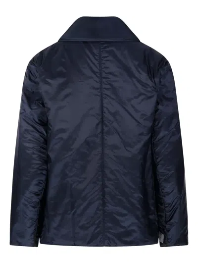 Max Mara Padded Double-breasted Jacket In Blue