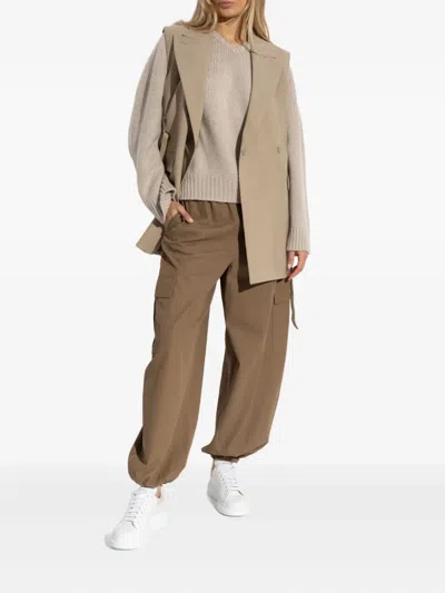 Sportmax Belted Wool Waistcoat