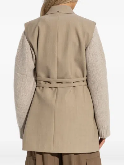 Sportmax Belted Wool Waistcoat