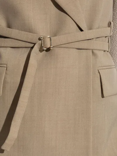 Sportmax Belted Wool Waistcoat