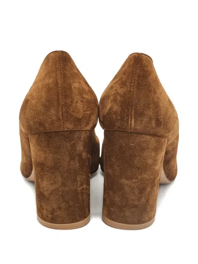 Pre-owned Gianvito Rossi Suede Block-heel Pumps