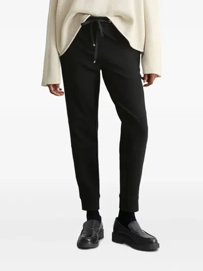 Marc O'polo Zippered-pocket Track Pants In Black