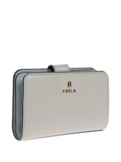 Furla Leather Bi-fold Wallet In Neutral