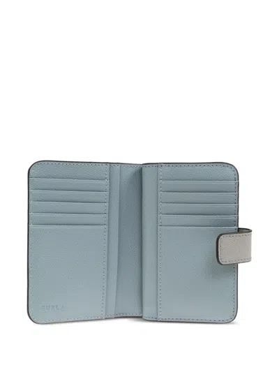 Furla Leather Bi-fold Wallet In Neutral