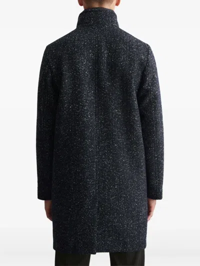 Marc O'polo Speckle-effect Coat In Black