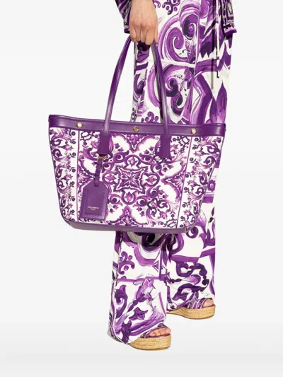 Dolce & Gabbana Majolica-print Tote Bag