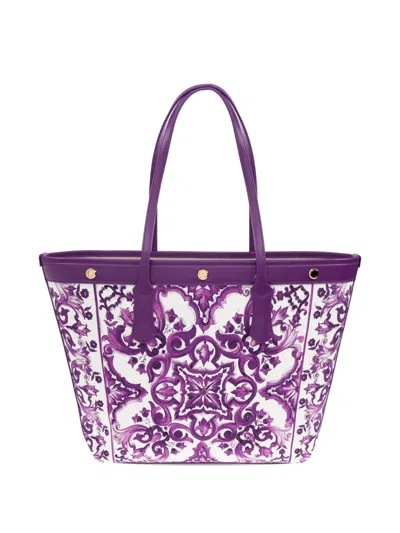 Dolce & Gabbana Majolica-print Tote Bag