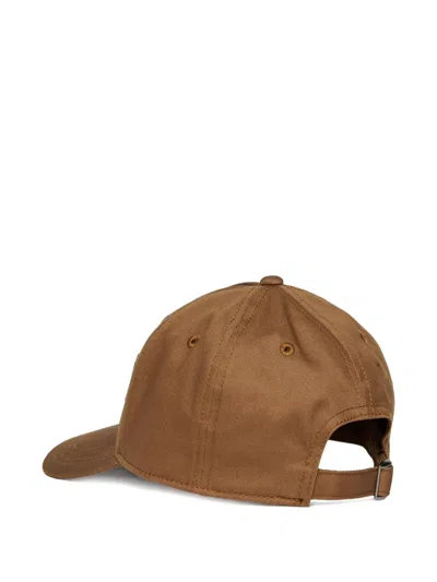 N°21 Logo-embroidered Baseball Cap In Brown