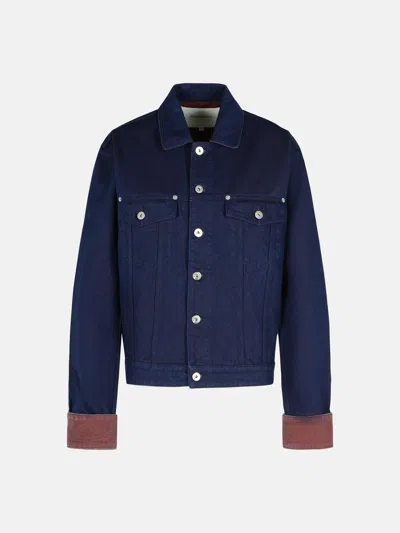 Jw Anderson Cotton Jacket Featuring Chest Pockets In Blue