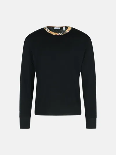 Burberry 'michael' Black Wool Sweater