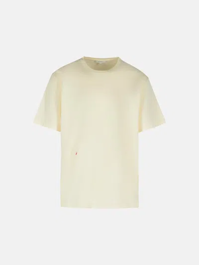 Jw Anderson Off-white Cotton T-shirt In Neutral
