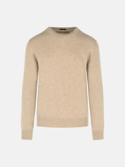 Zegna 'oasi' Beige Cashmere Sweater