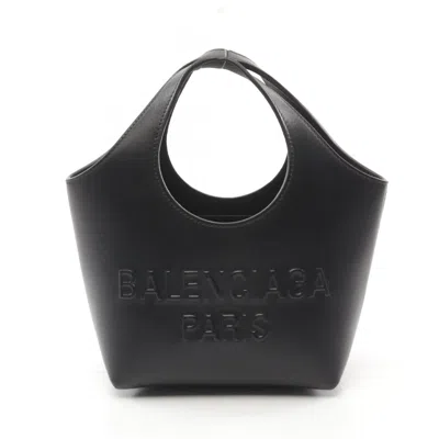 Pre-owned Balenciaga Black Leather Tote Bag ()