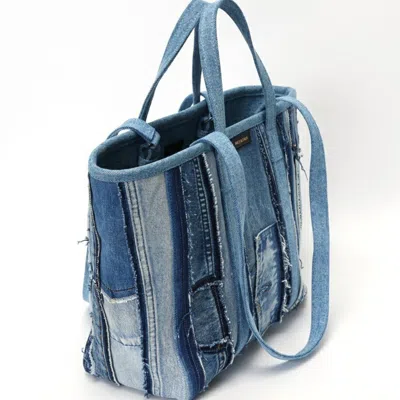 Pre-owned Balenciaga Blue Denim Tote Bag ()