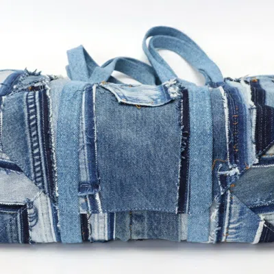 Pre-owned Balenciaga Blue Denim Tote Bag ()