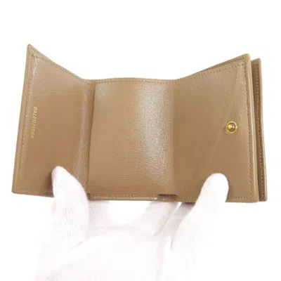 Pre-owned Balenciaga Brown Pvc Wallet (tri-fold) ()