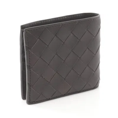 Bottega Veneta Intrecciato Black Leather Wallet (bi-fold)
