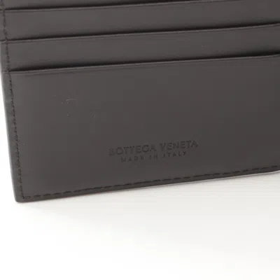 Bottega Veneta Intrecciato Black Leather Wallet (bi-fold)