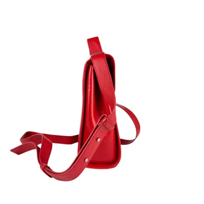 Pre-owned Bottega Veneta Red Color Leather Shoulder Bag ()