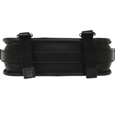 Pre-owned Burberry Black Orange Leather Shoulder Bag ()