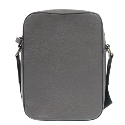 Pre-owned Burberry Gray Leather Shoulder Bag ()