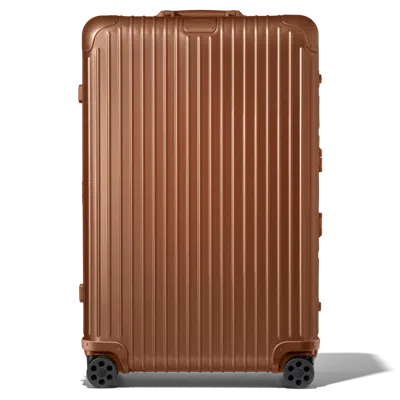 Rimowa Original Check-in L Suitcase In Bronze_brown