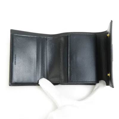 Pre-owned Celine Brown Gold Coated Canvas Wallet (tri-fold) ()