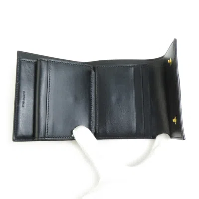Pre-owned Celine Brown Gold Coated Canvas Wallet (tri-fold) ()