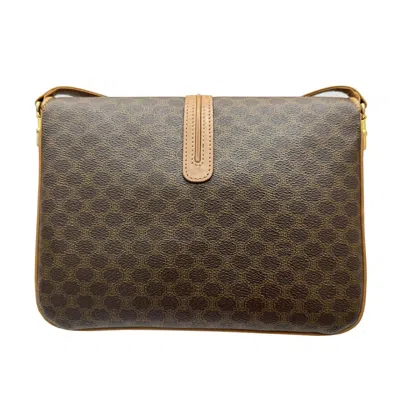 Pre-owned Celine Brown Pvc Shoulder Bag ()
