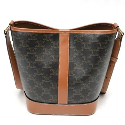 Pre-owned Celine Canvas Leather Shoulder Bag ()