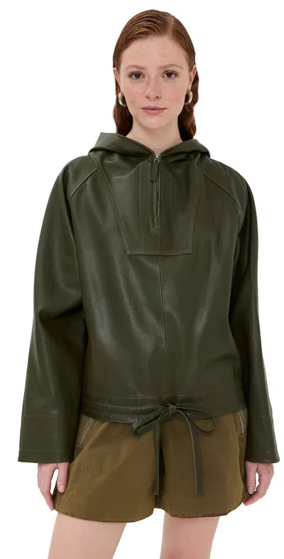 Co Workwear Pullover Olive In Green
