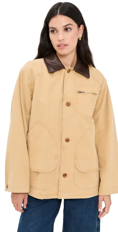 The Great . The Barn Jacket In Brown