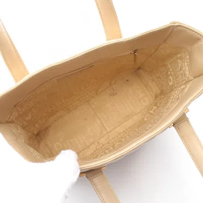 Pre-owned Chanel Beige Leather Tote Bag ()