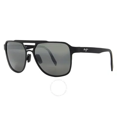 Maui Jim 2nd Reef Nuetral Grey Navigator Men's Sunglasses 607-02 59