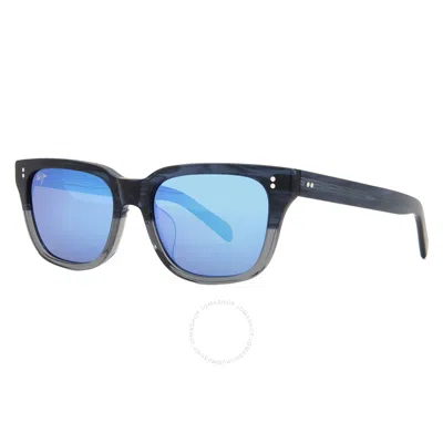 Maui Jim Likeke Blue Hawaii Rectangular Unisex Sunglasses B894-03 54