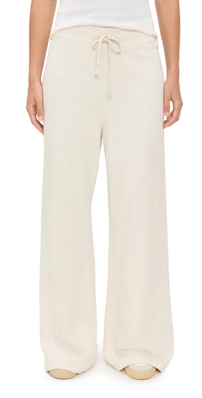 Éterne Drawstring Wide Leg Sweatpants Bone