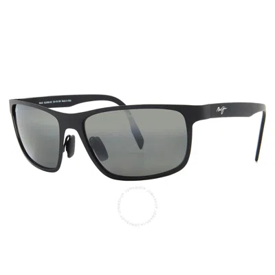 Maui Jim Anemone Nuetral Grey Rectangular Men's Sunglasses 606-02 60