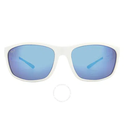 Maui Jim Nuu Landing Blue Hawaii Wrap Men's Sunglasses B869-05 62