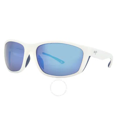 Maui Jim Nuu Landing Blue Hawaii Wrap Men's Sunglasses B869-05 62