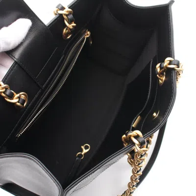Pre-owned Chanel Black Leather Tote Bag ()