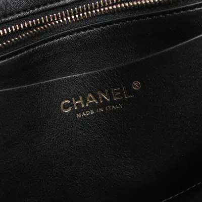 Pre-owned Chanel Black Leather Tote Bag ()