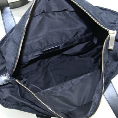 Pre-owned Chanel Black Nylon Leather Tote Bag ()